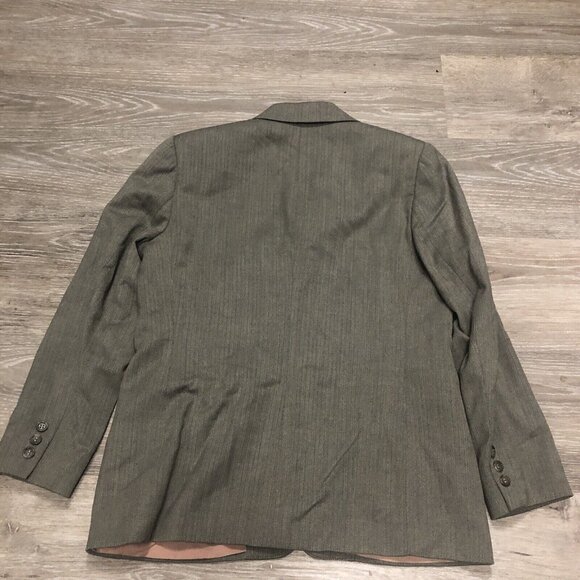 VTG BROOKS BROTHERS Blazer‎ Women's Size 8 Gray Sport Office Jacket USA Wool - Picture 5 of 5